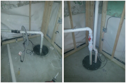 Sump Pump Discharge Pipe